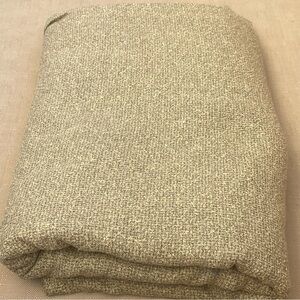 Gold  Tweed Fabric Material 4 Yards With Gray Specks